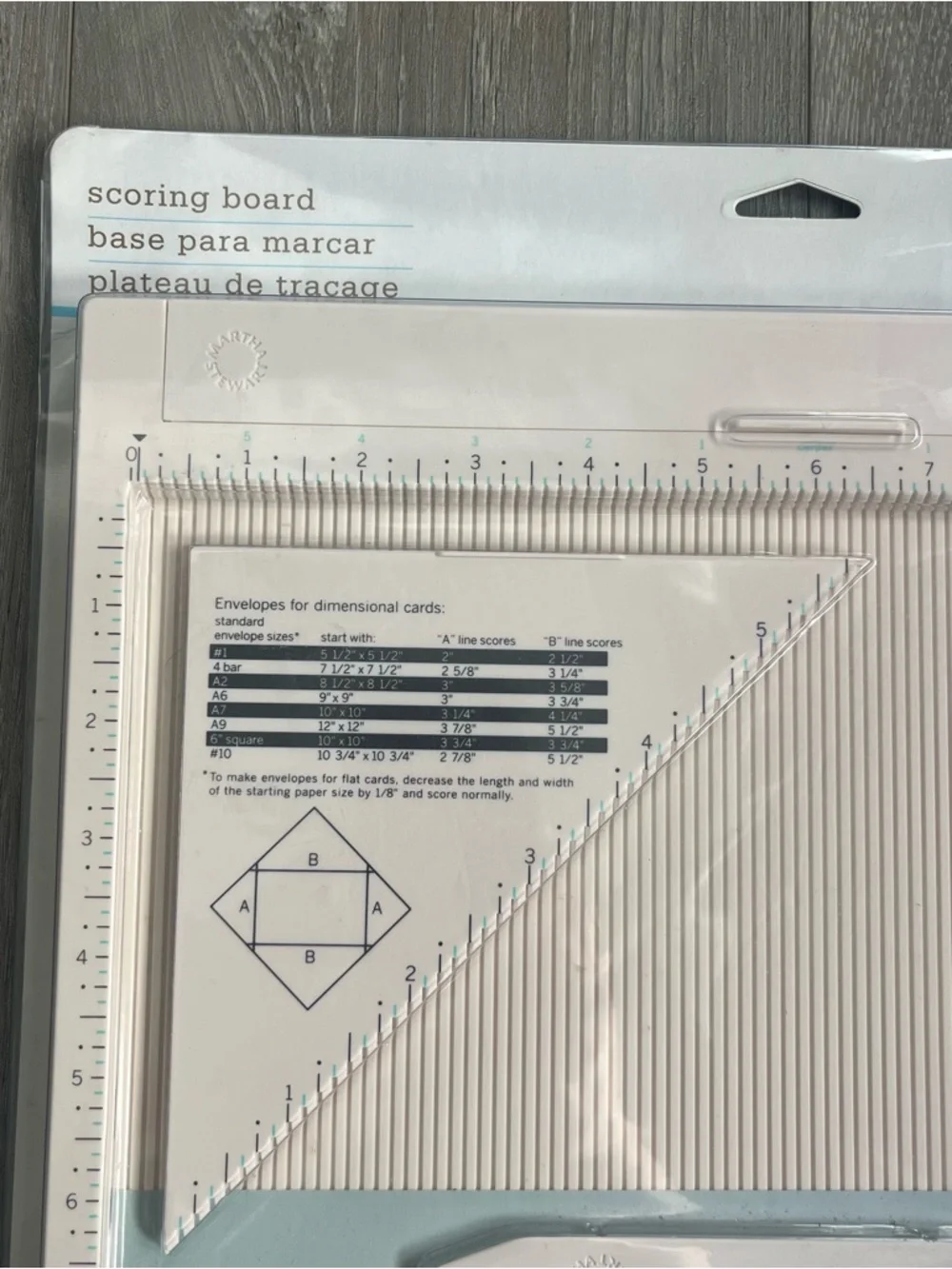 Martha Stewart Scoring Board 3 piece New